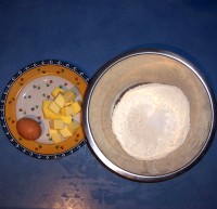 Shortcrust Pastry ingredients